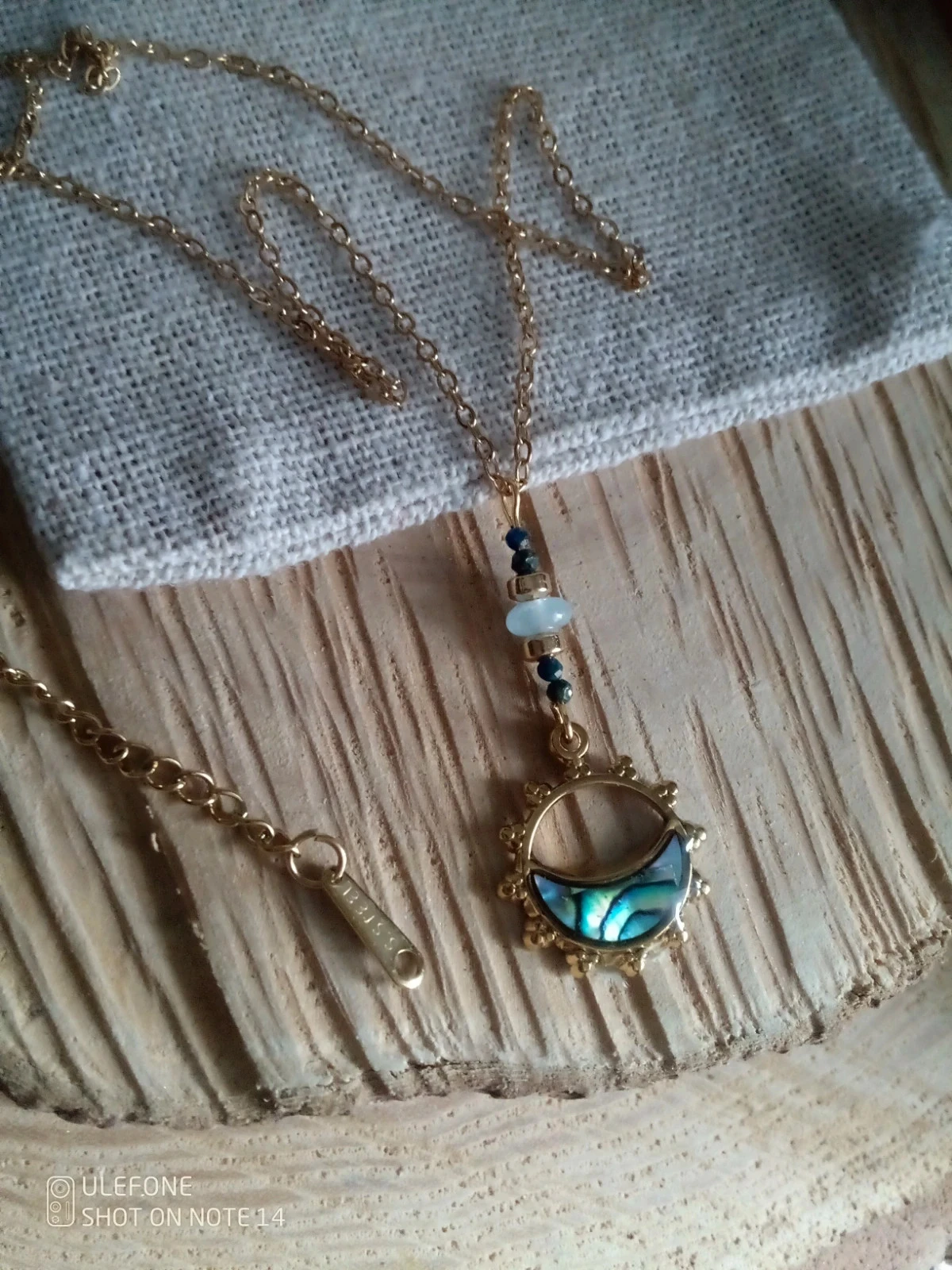 Collier oriental avec pierres semi précieuses – photo 2